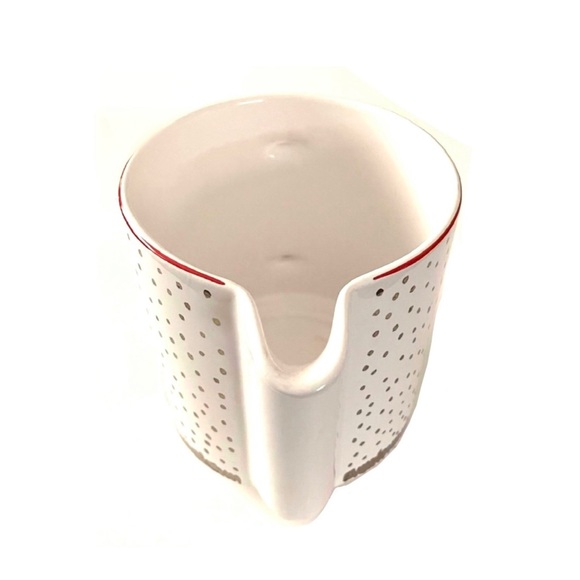 Vintage Waechtersbach Ceramic Pitcher with Christmas Tree in Snow Graphic - Picture 3 of 9